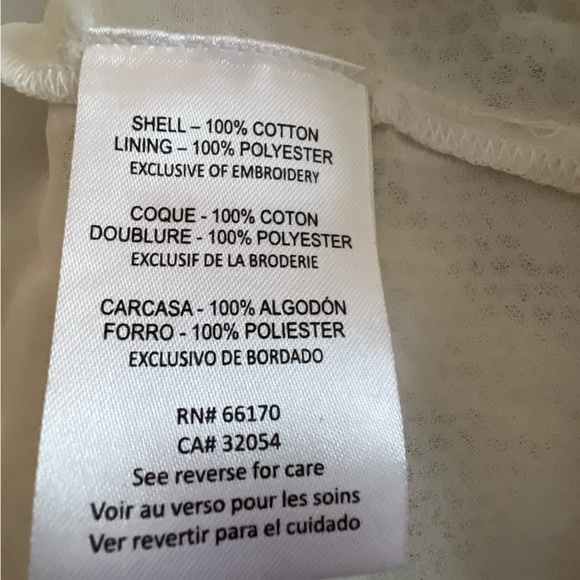 NWT - Not So Serious by Pallavi Mohan White Embroidered Mini Dress Sz Medium - Picture 15 of 15